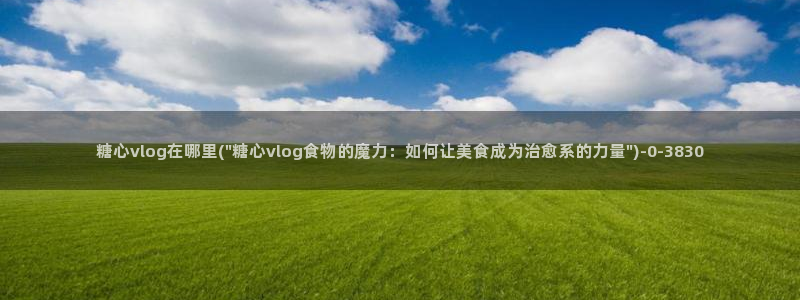 心糖vlog原创